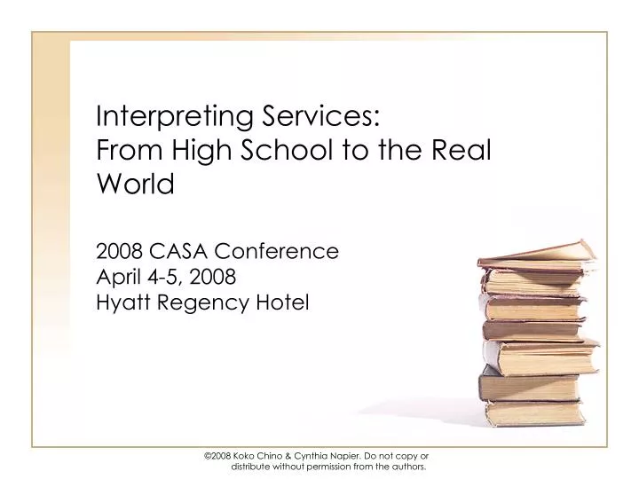 interpreting services from high school to the real world