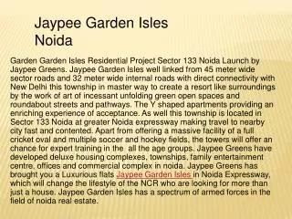Jaypee Garden Isles