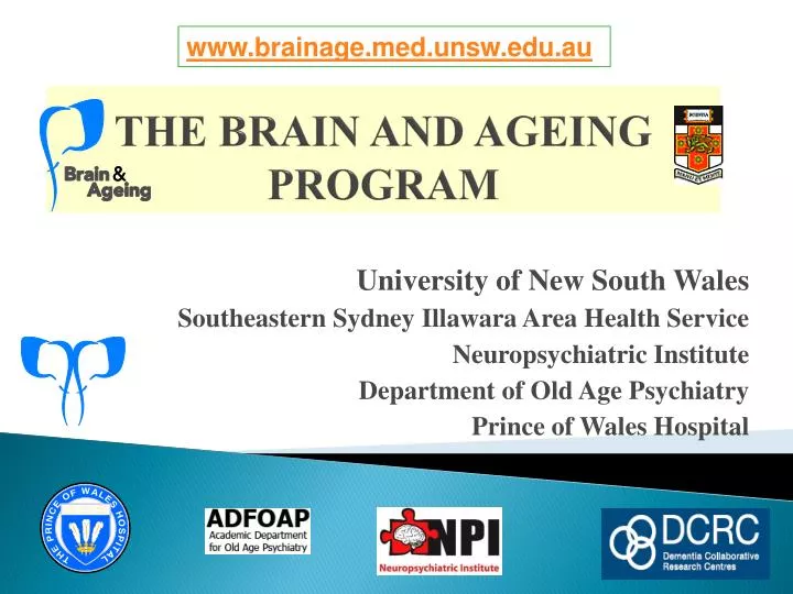 the brain and ageing program