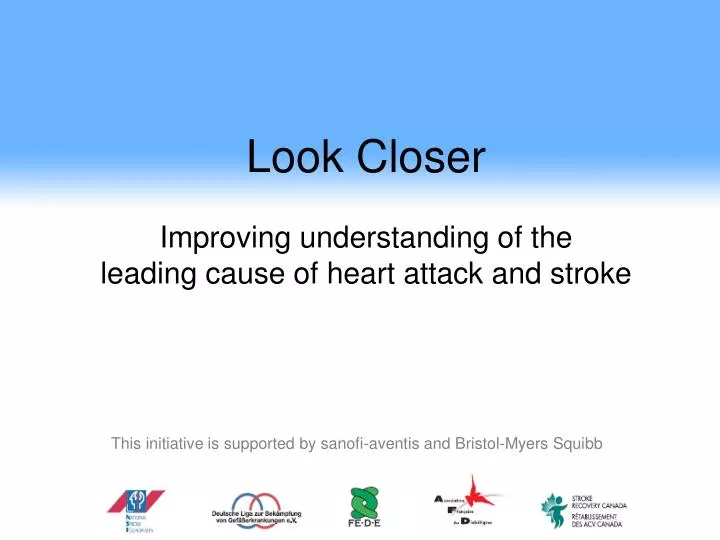 look closer improving understanding of the leading cause of heart attack and stroke