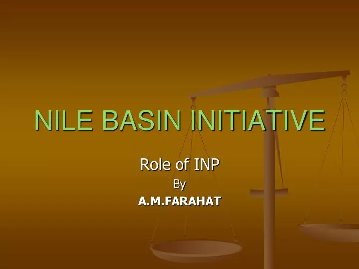 nile basin initiative
