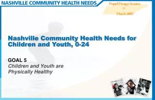 Nashville Community Health Needs for Children and Youth, 0-24