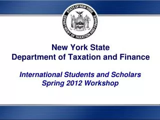 New York State Department of Taxation and Finance