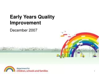 Early Years Quality Improvement