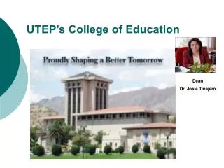 UTEP’s College of Education