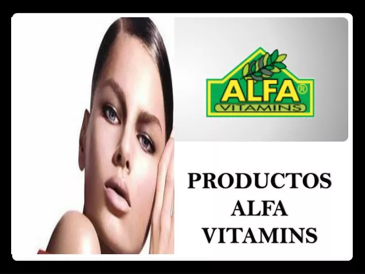 productos alfa vitamins