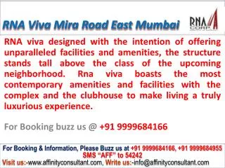 RNA Corp Viva @09999684166 Apartments Mira Road East Mumbai