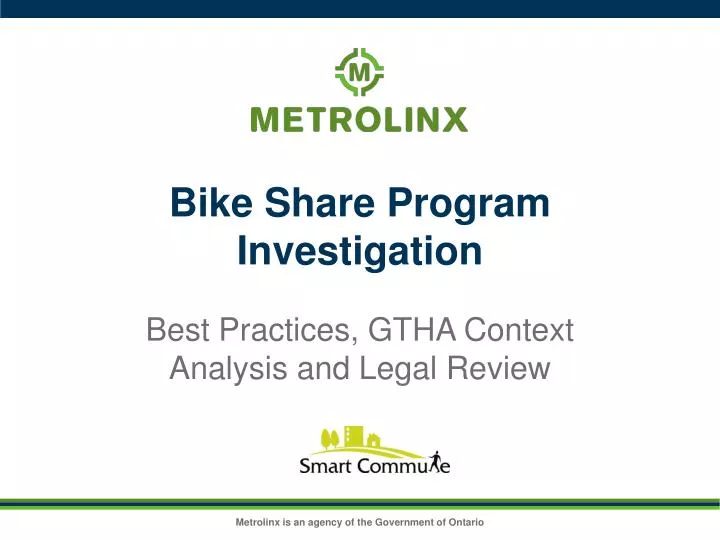 bike share program investigation