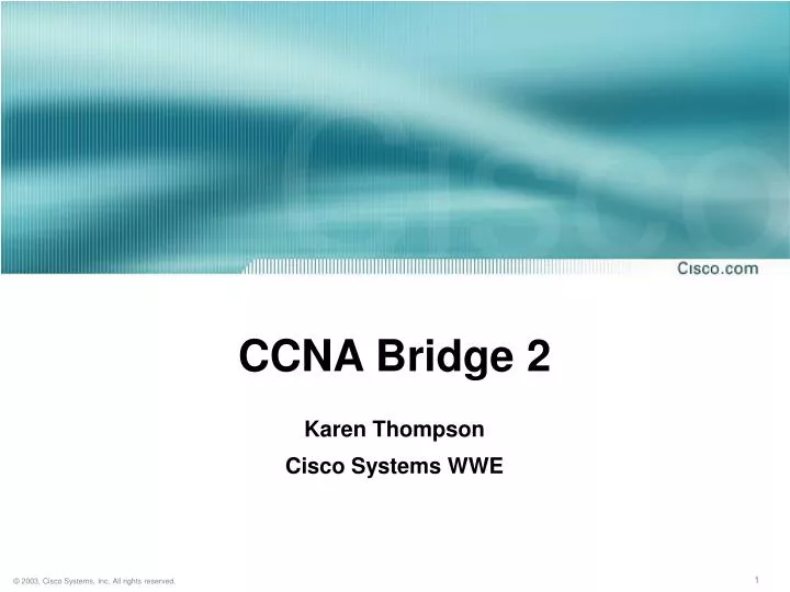 ccna bridge 2
