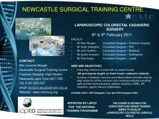 NEWCASTLE SURGICAL TRAINING CENTRE