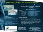 NEWCASTLE SURGICAL TRAINING CENTRE - slide 1