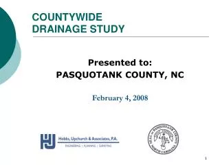 COUNTYWIDE DRAINAGE STUDY