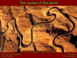 The routes of the world