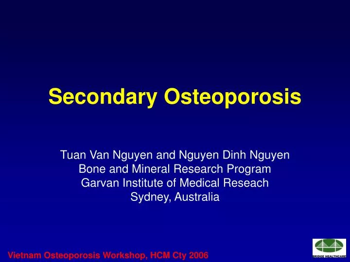 secondary osteoporosis