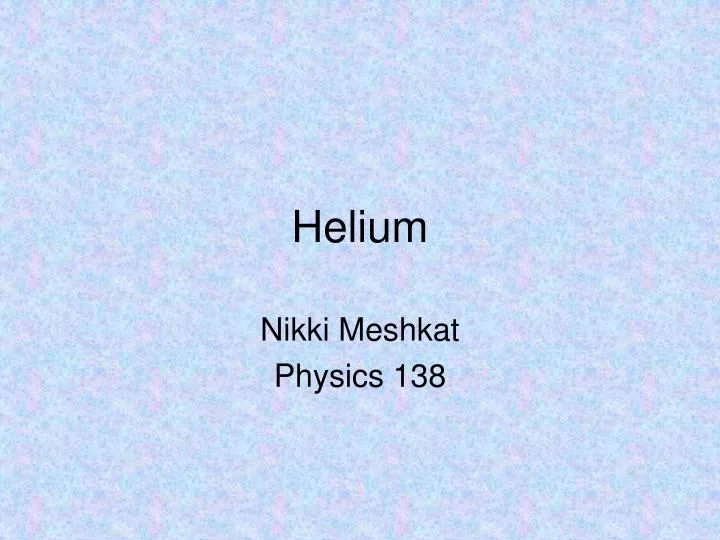helium