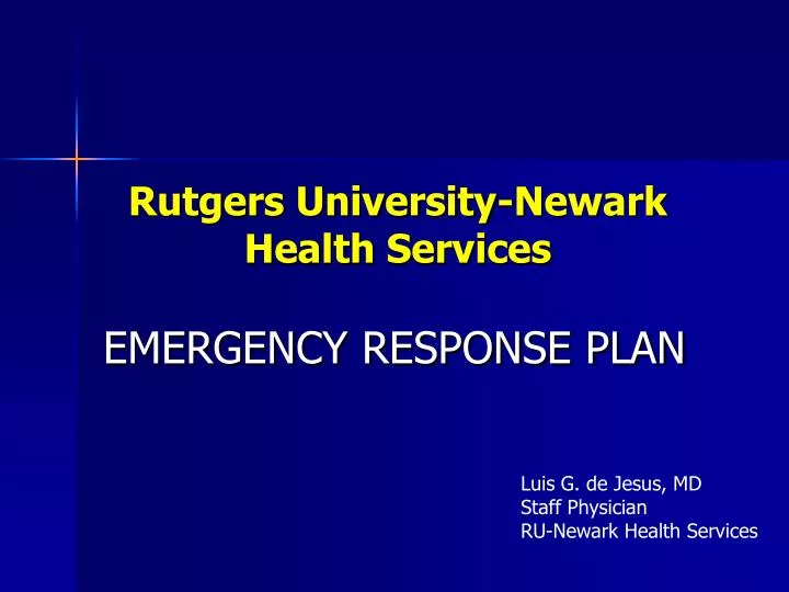 rutgers university newark health services