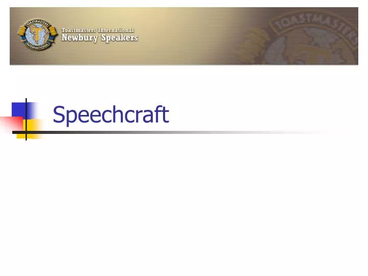 speechcraft