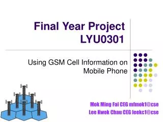 Final Year Project LYU0301