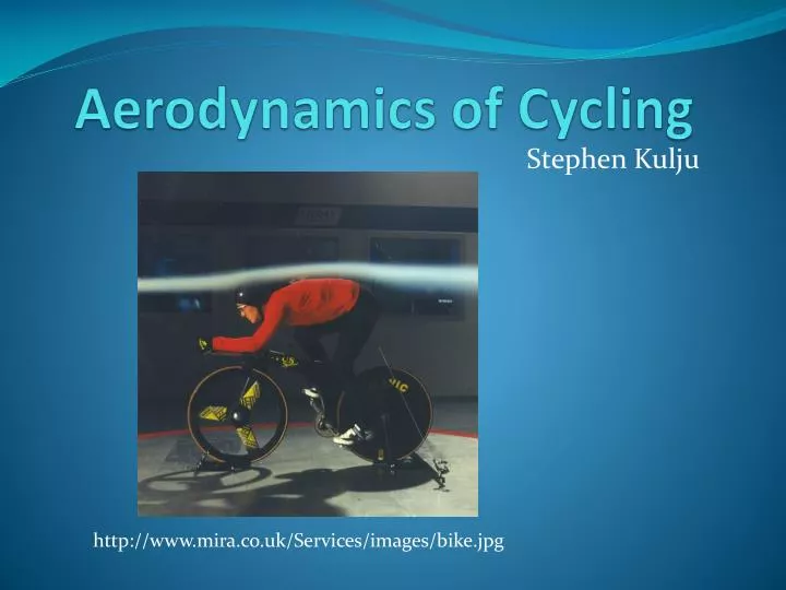 aerodynamics of cycling
