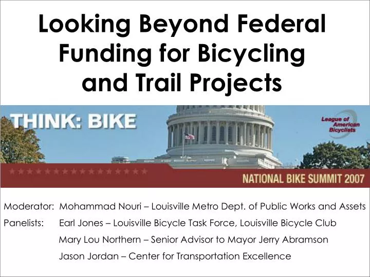 Looking Beyond Federal Funding for Bicycling and Trail Projects