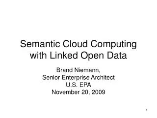 Semantic Cloud Computing with Linked Open Data