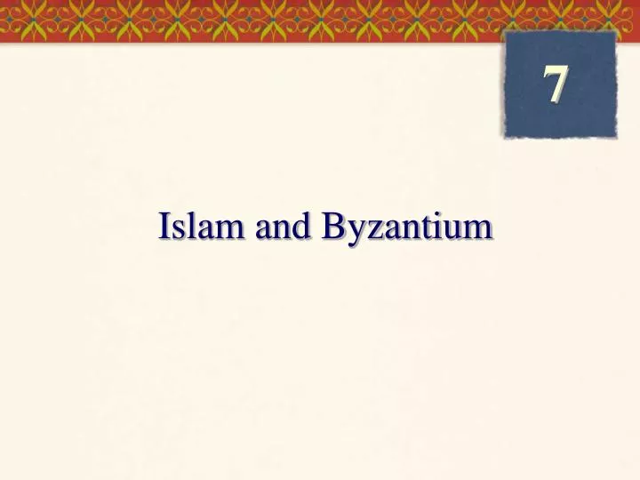 islam and byzantium