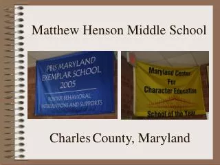 Matthew Henson Middle School