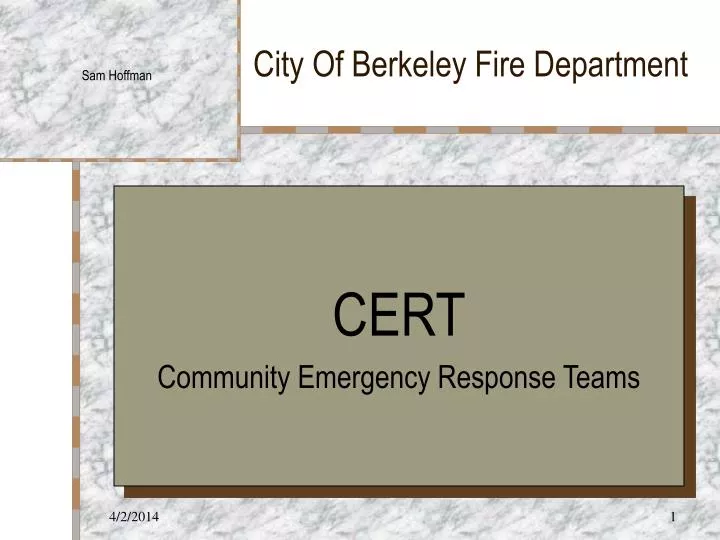 city of berkeley fire department