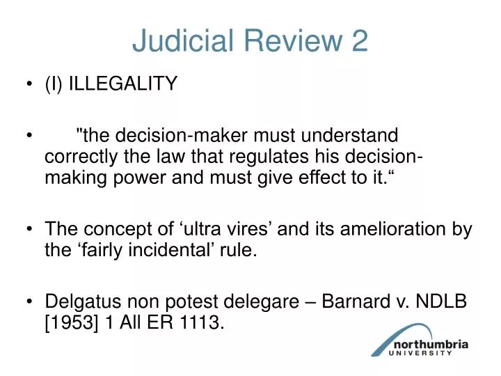 judicial review 2