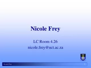 Nicole Frey