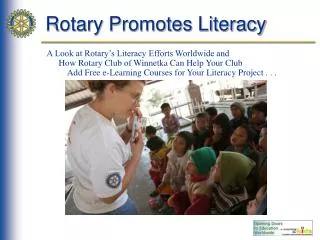 Rotary Promotes Literacy