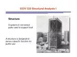 ECIV 320 Structural Analysis I - slide 1