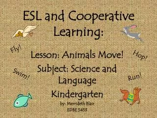 ESL and Cooperative Learning: