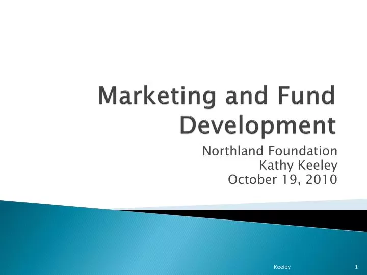 marketing and fund development