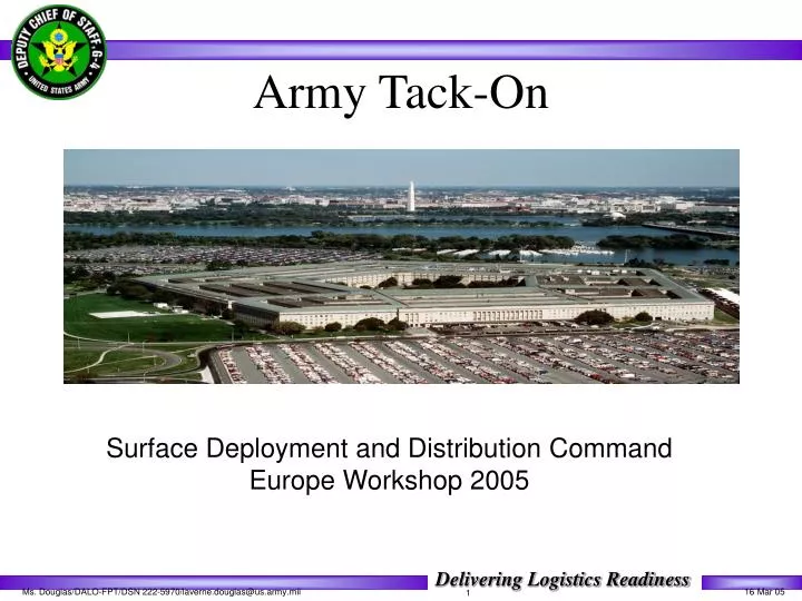 army tack on