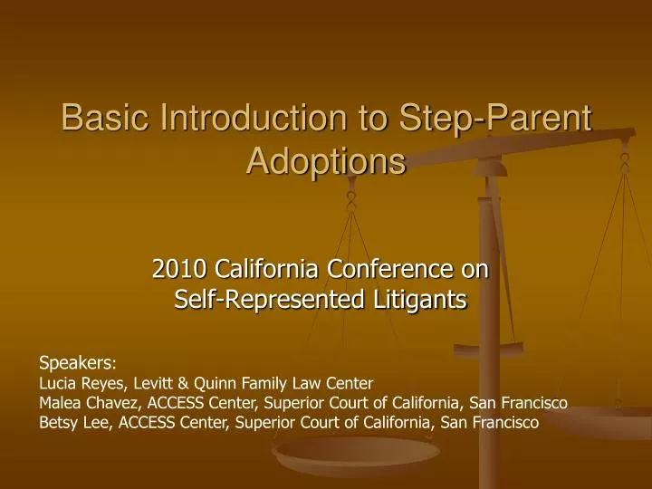 basic introduction to step parent adoptions