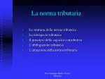 La norma tributaria - slide 1