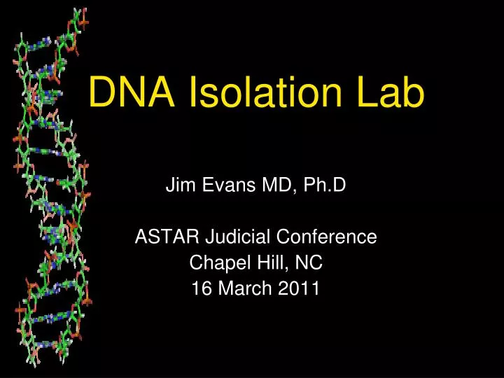 dna isolation lab
