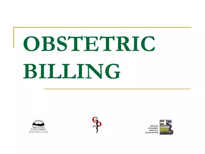 obstetric billing