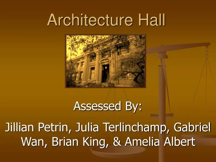 architecture hall