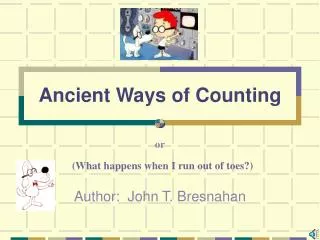 Ancient Ways of Counting