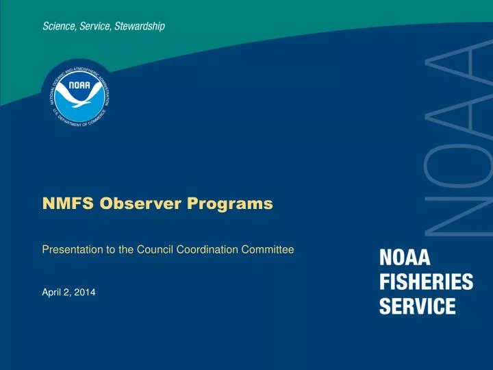 nmfs observer programs