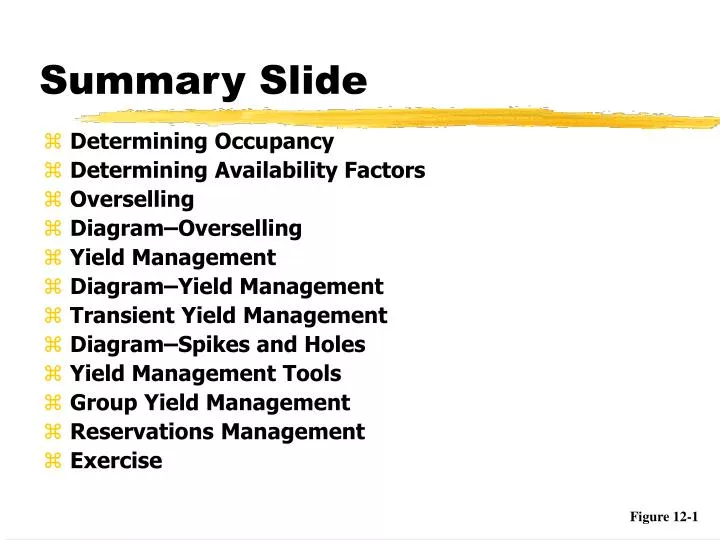 summary slide