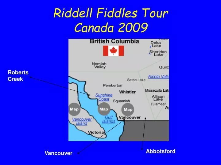 riddell fiddles tour canada 2009