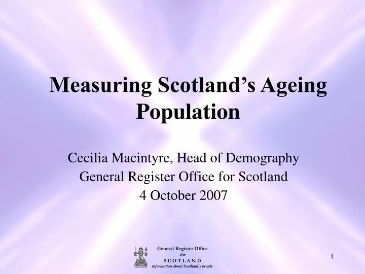 measuring scotland s ageing population