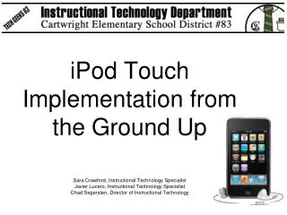 iPod Touch Implementation from the Ground Up
