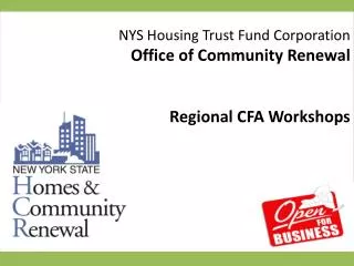 NYS Housing Trust Fund Corporation Office of Community Renewal