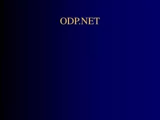 ODP.NET