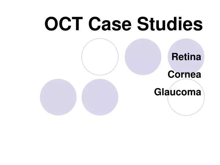 oct case studies