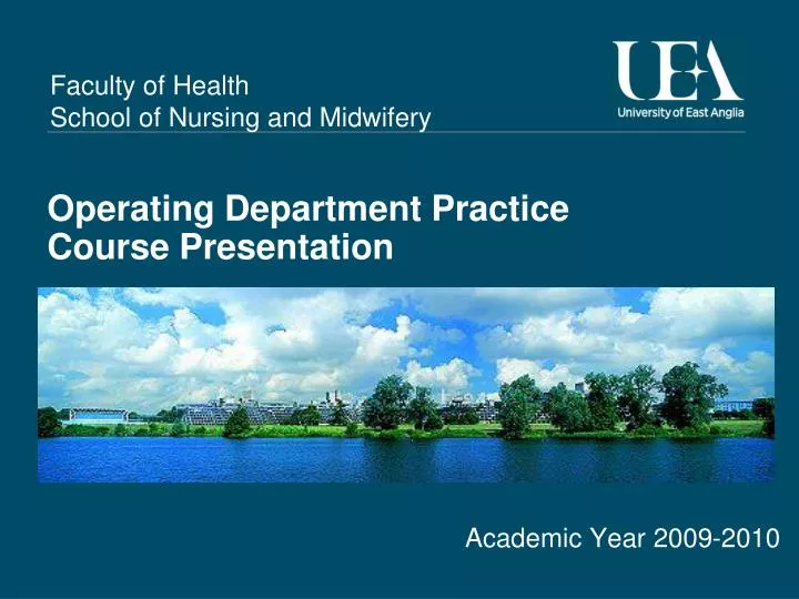 operating department practice course presentation